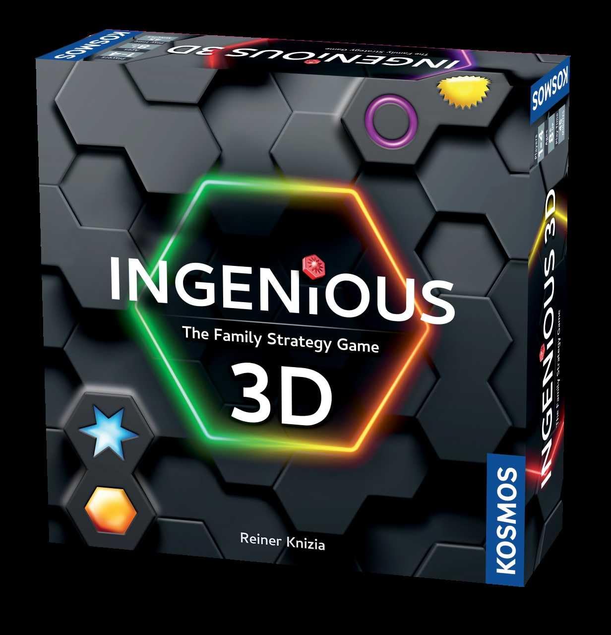 Thames & Kosmos Ingenious 3D Strategy Game, Multi-color, 28 cm x 28 cm x 0.1 cm