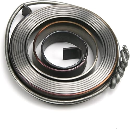 MroMax 1 resorte de prensa de taladro, 0.05 x 0.39 x 60.63 pulgadas, conjunto de resorte de bobina de retorno, 0.047 x 0.394 x 60.630 in, prensa de