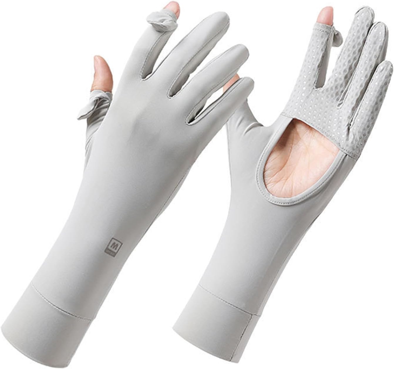 Alvivi Women's Ice Silk Driving Summer Gloves Breathable Non Slip Sunscreen Hand Covers for Going Out Outdoor
