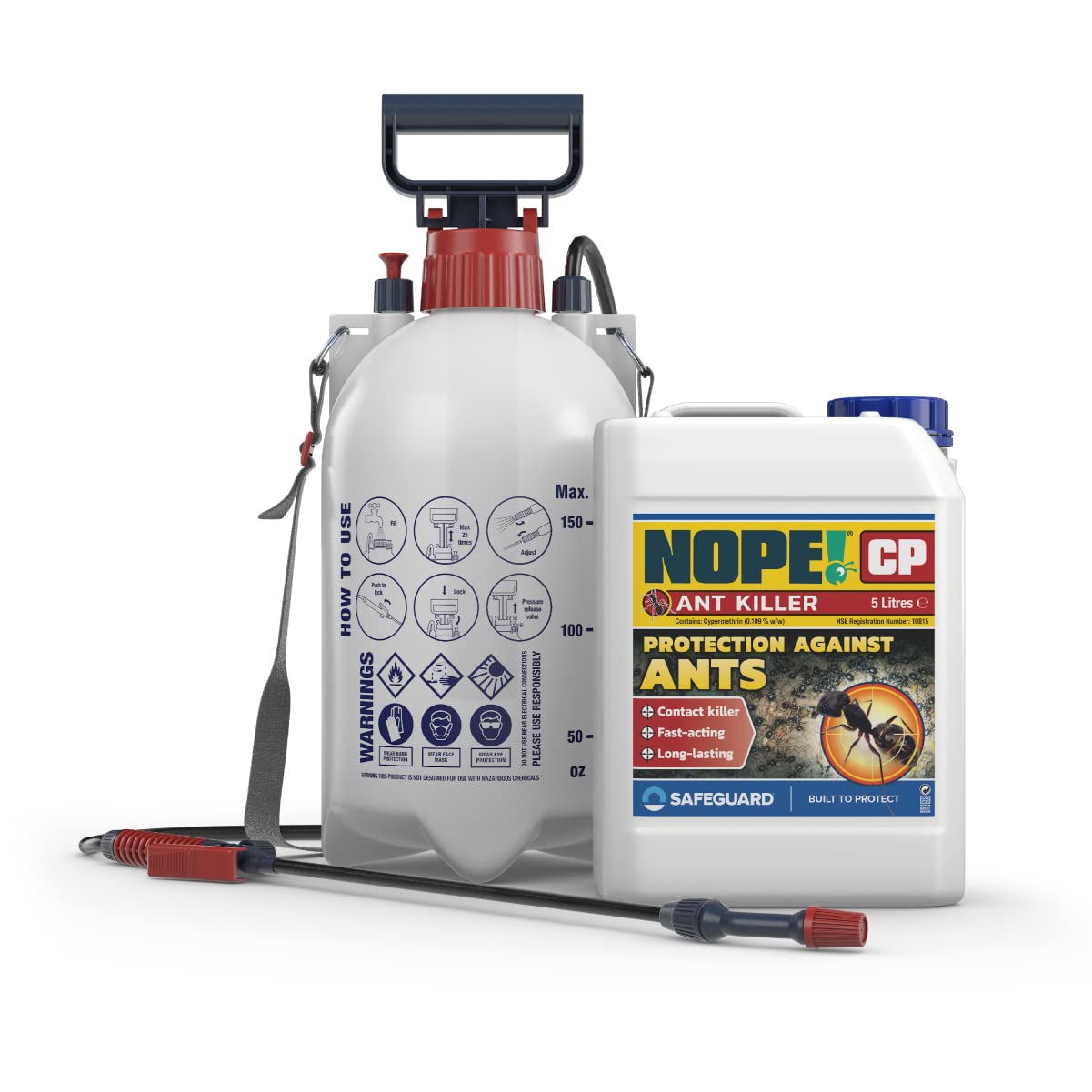 CP Ant Killer (5L & Sprayer) Spray Long-Lasting, Fast Acting for Indoor and Outdoor use