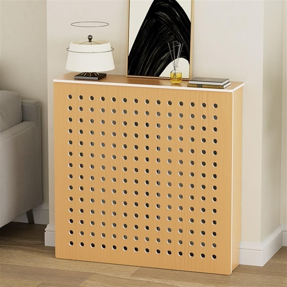 Generico Copritermosifone in Legno - Elegante mobiletto Decorativo per termosifone per Soggiorno e Bagno, Funzionale mensola per termosifone, 19,7" x5,9 x27,6, Elegante Soluzione per l'arredamento de