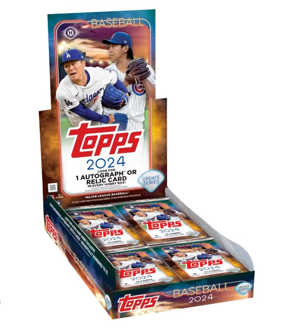 Amazon.com: 2024 Topps Update Baseball Sealed Hobby Box (1