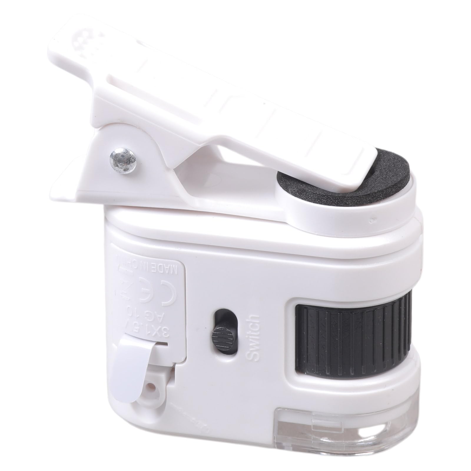 Tsophreniq W5800b With Clip Small Microscope 1000X Magnification Digital Microscopy Pocket Sized Microscope Abs For Detailed Viewing Scientific Research Tool