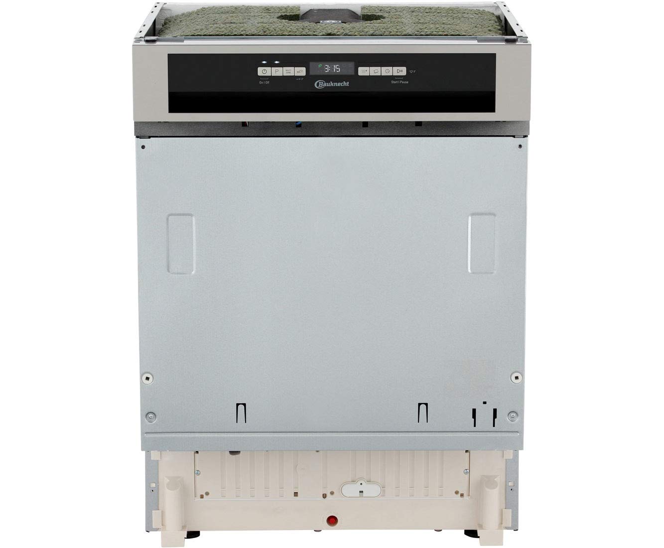 Bauknecht IBBO 3C26 X Teilintegrierter Geschirrspüler 60cm 14 Gedecke Active Dry Sensorprogramm Edelstahl