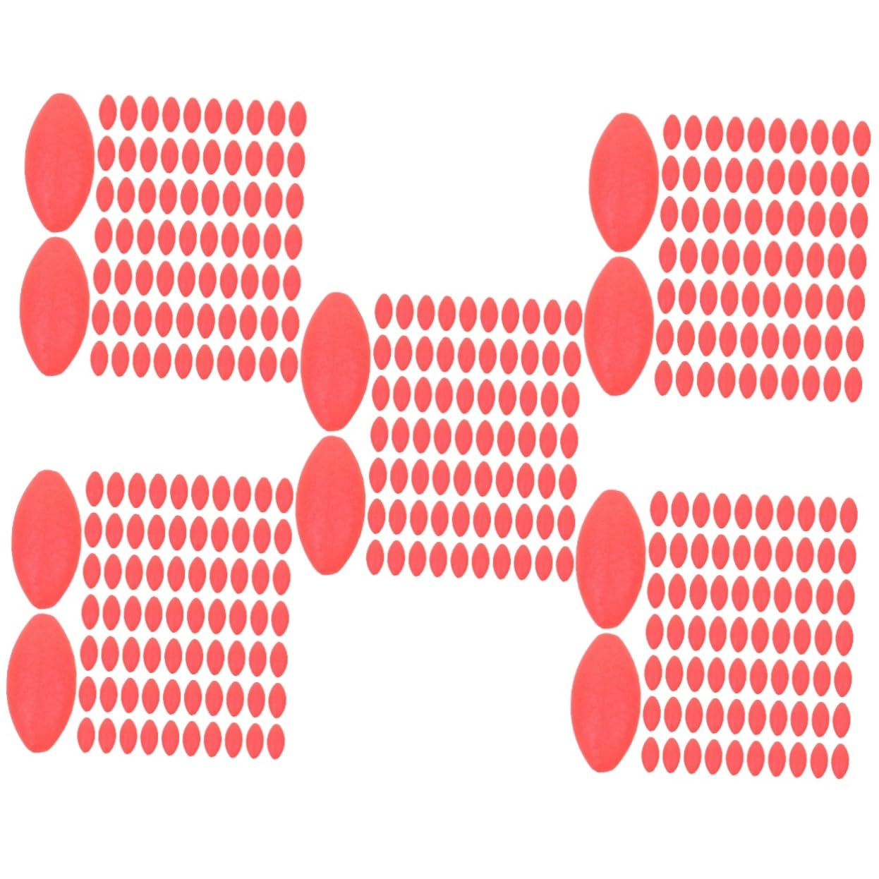Abaodam Perles De Pêche Flotte Attaquer pour Outil De Pêche Articles De Pêche Attendre La Pêche Accessoires De Pêche Rouge Plastique
