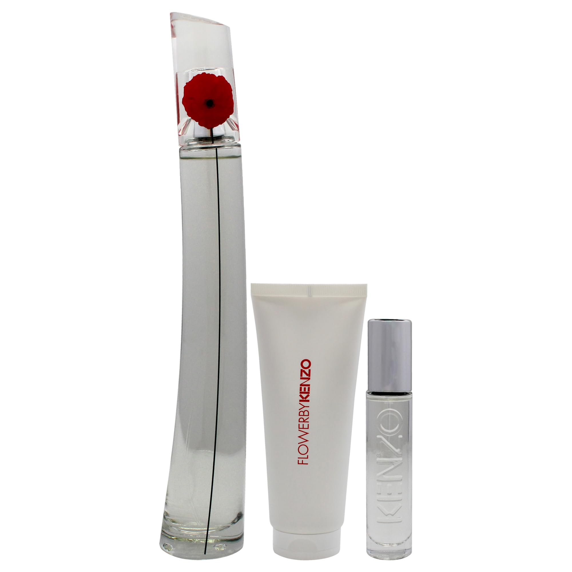 Amazon.com : Flower by Kenzo for Women - 3 Pc Gift Set 3.3oz EDP