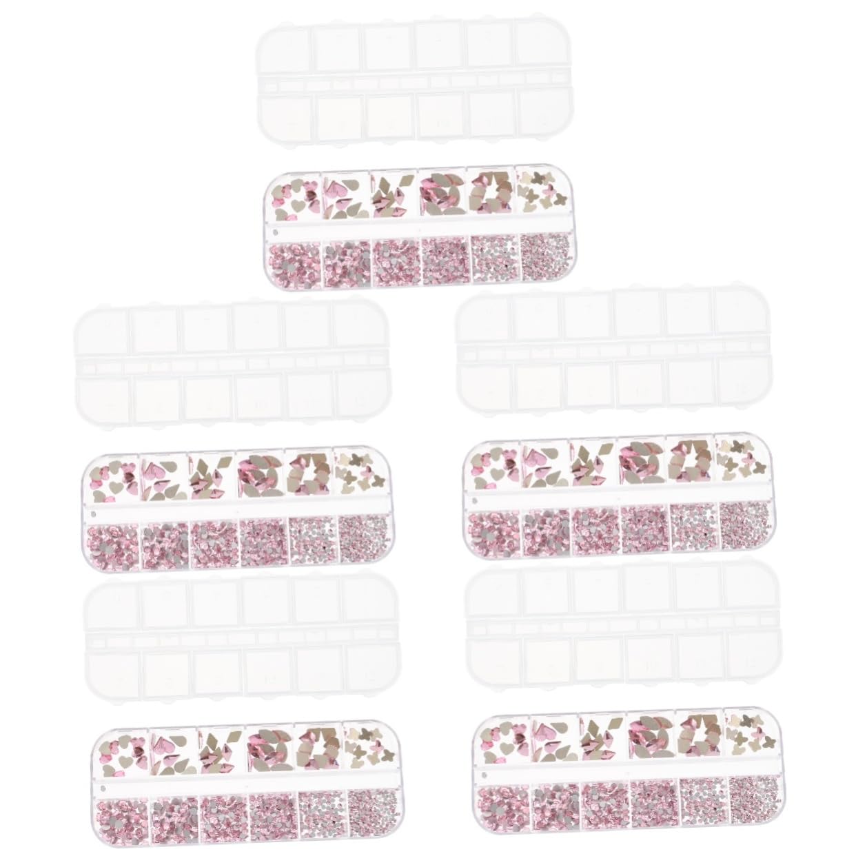 FRCOLOR Decorazioni Per Unghie Ab Nail Art Pietre Irregolari Colorate Per Manicure Creativa Per Iniziare e Professionisti Facili Applicare e Adatte Occasione