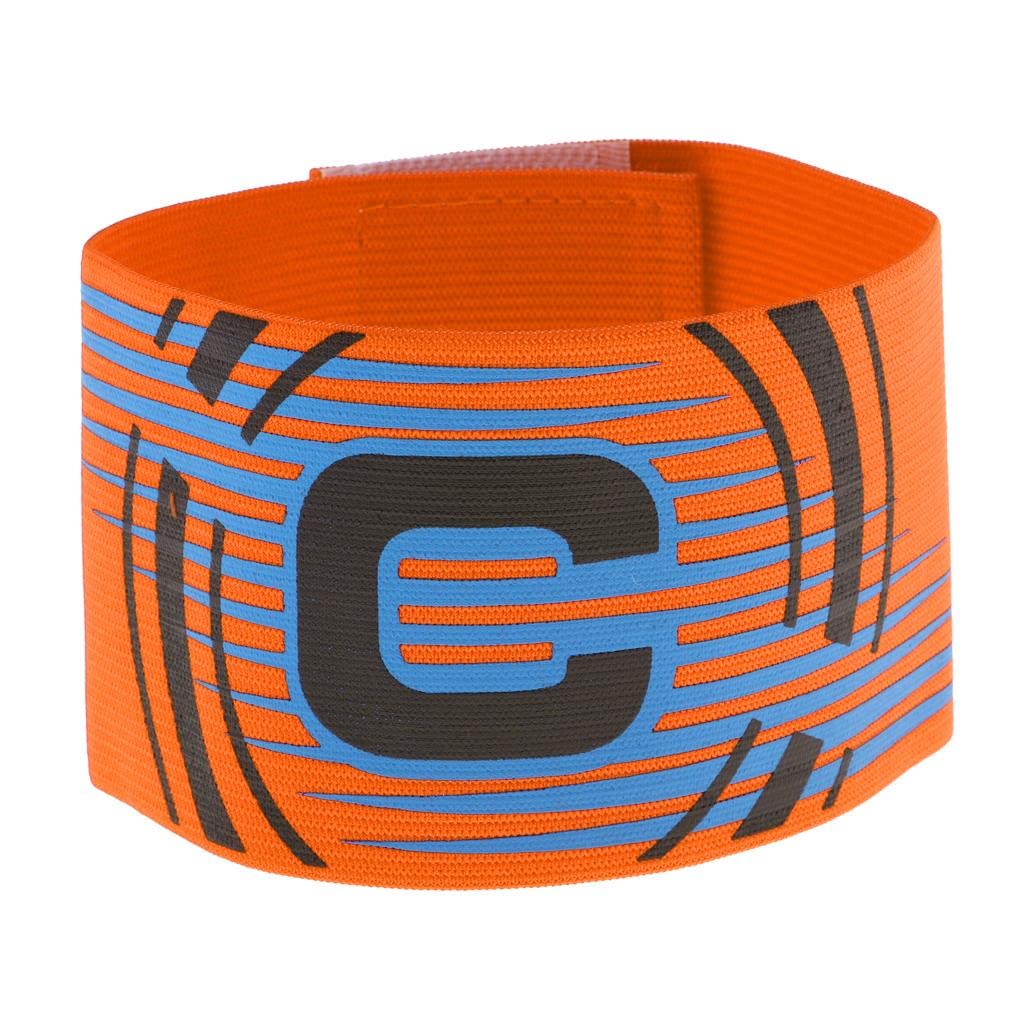 LOOM TREE® Captain Armband Football Soccer Sports Adjustable Arm Bands Orange | Team Sports | Soccer | Clothing, Shoes & Accessories | Other Soccer Clothing & Accs