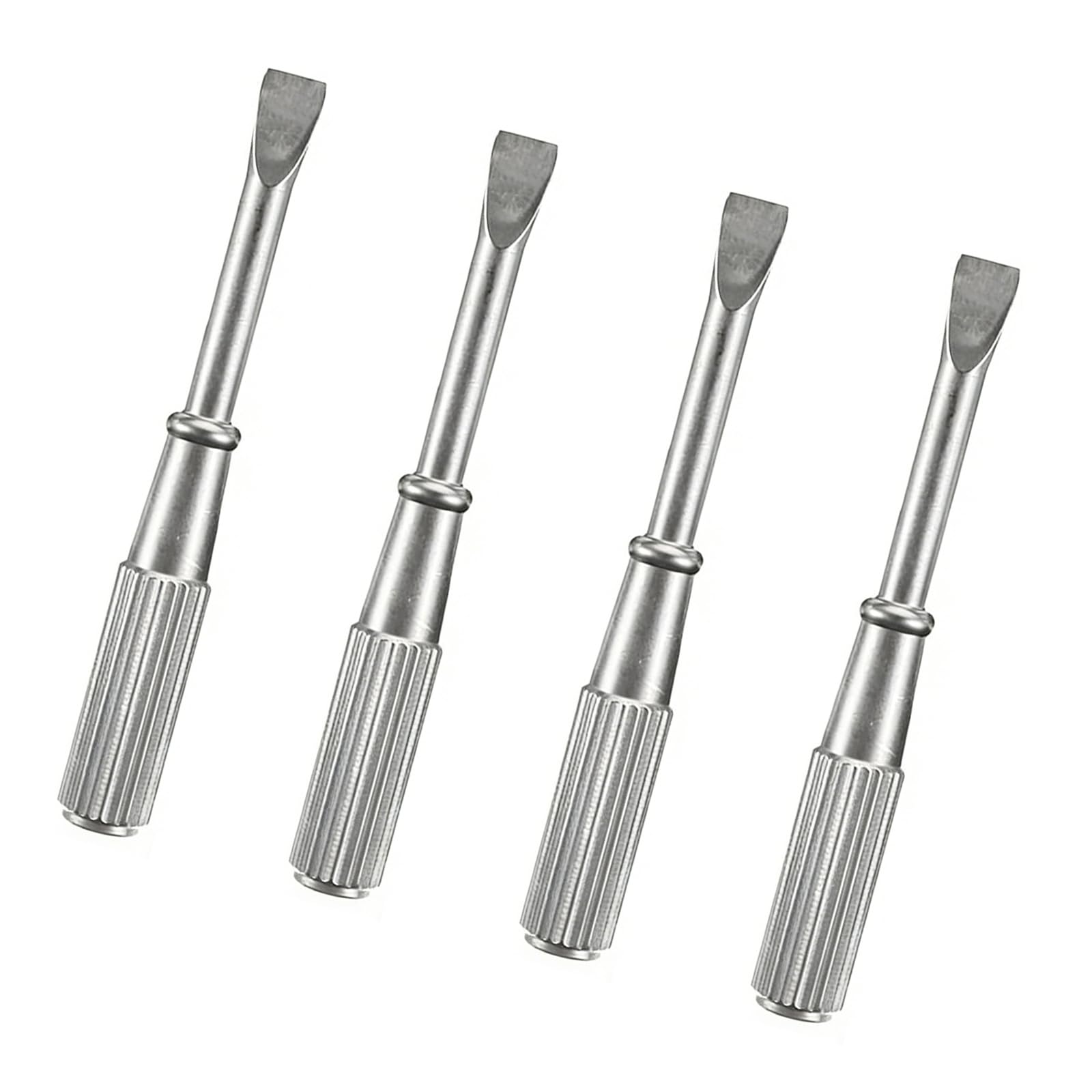 Tsophreniq 4Pcs Carbon Steel Screwdrivers With Ergonomic Handle For Watch And Jewelry Repair Miniature Screwdrivers