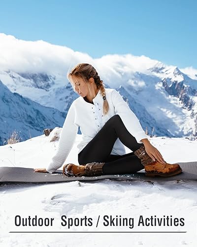 Miniatura 6 de NORMOV Winter Warm Fleece Lined Leggings Women,Thick Thermal Velvet Tights