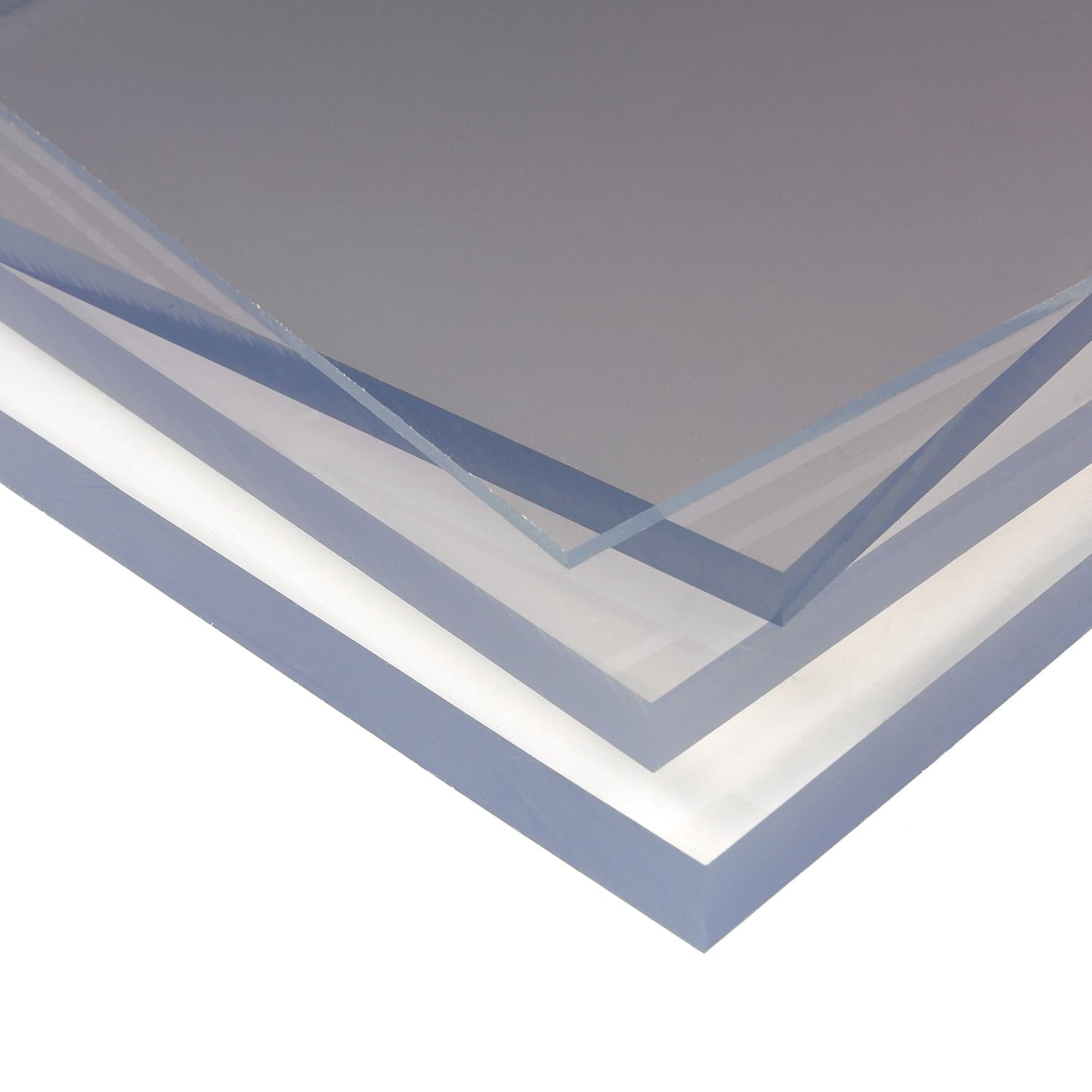 Tamstar Clear Polycarbonate Sheets 610x610x2mm โUV Protected, Impact-Resistant Glazing Panel for Greenhouses, Sheds, DIY, Splashbacks and Signage โ Lightweight & Durable โ UK Made