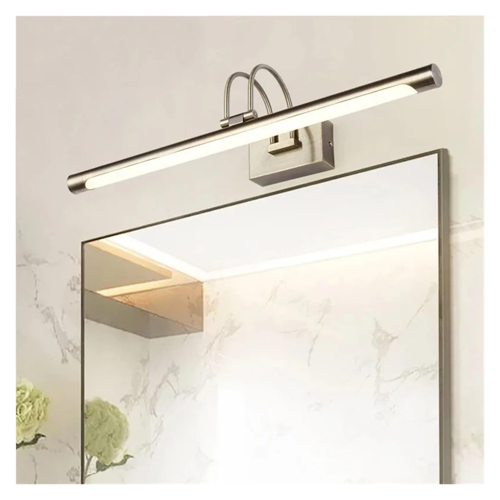wall lamp V-intage led lampa łazienkowa europa szczotkowany nikiel Vanity oprawy oświetleniowe oświetlenie nad szafką z lustrem, oprawy oświetleniowe wiszące Wall light