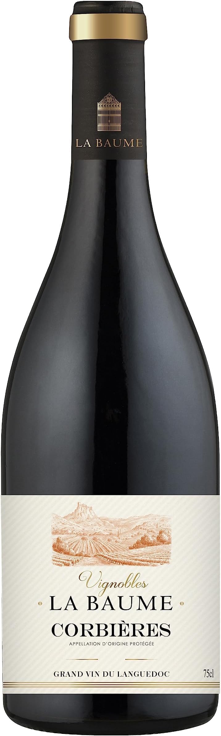La Baume - Corbières, Grande Vino Rosso del Languedoc, Francia (1 x 0,75L) (Confezione da 6)
