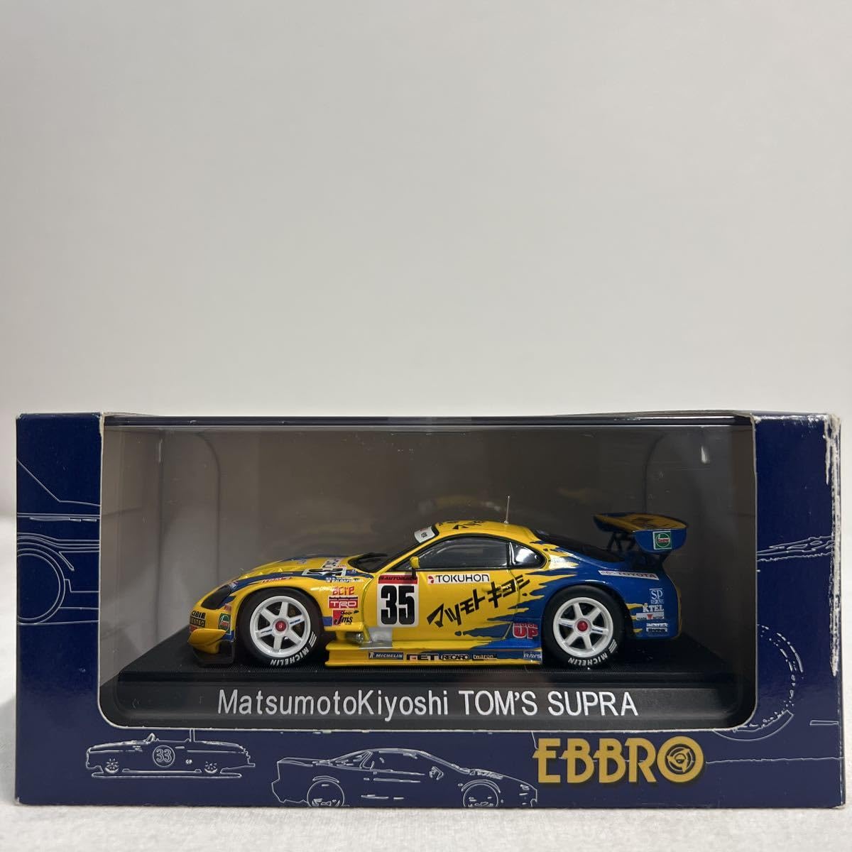Amazon.co.jp: EBBRO 1/43 MATSUMOTOKIYOSHI TOM'S Supra #35