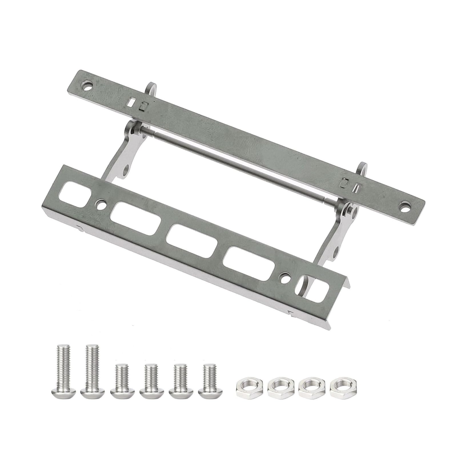 Soporte de para Vehículo Soporte Chasis Articulación Inclinable Repuesto RC en Aleación Metálica con Tornillos Adecuado para Camiones 1/14 770S Mantenimiento Ensamblaje y Vitrina