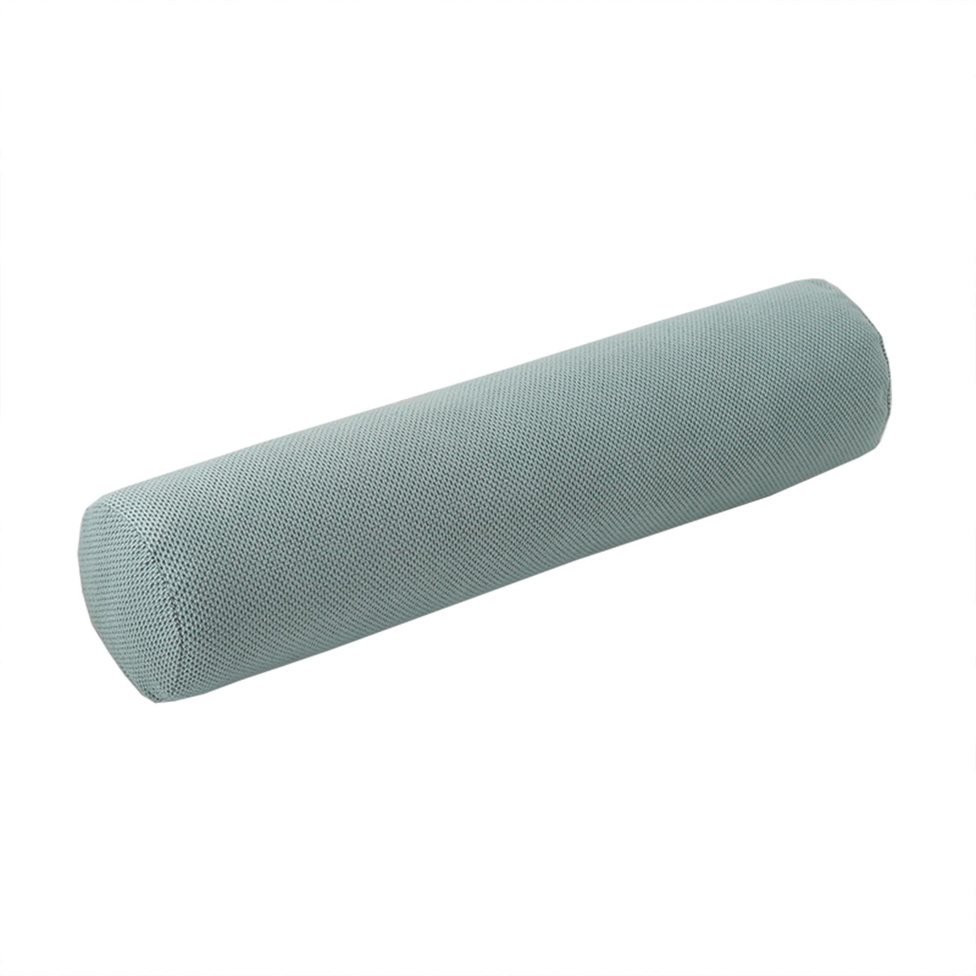 Duoleh Light Blue Round Roll Cylinder Pillow Lumbar Support Cushion, Sofa And Bed Pillow Round Bolster Cushion, Bedside Protection Pillow Bed Gap Filler For Sofa Bed Car (60X15cm,)