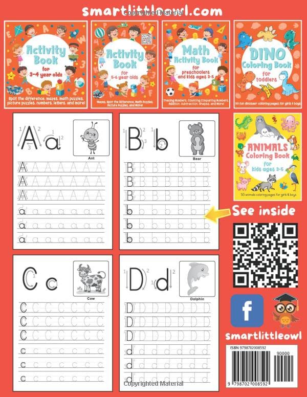 Miniatura 2 de Letter Tracing Workbook for Left-Handed Kids A Fun Practice Book To Learn The Alphabet For Children Ages 3-5