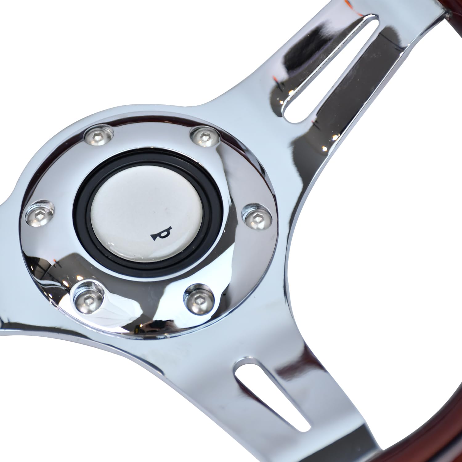 Amazon | TIYPEOR ウッドステアリング 290mm ブラックライン入り