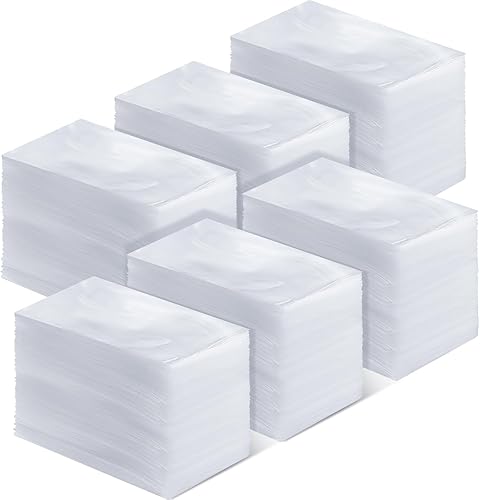 Qilery Paquete de 2000 bolsas de celofán pequeñas transparentes de 4 x 6 pulgadas, bolsas de plástico transparente de polietileno transparente