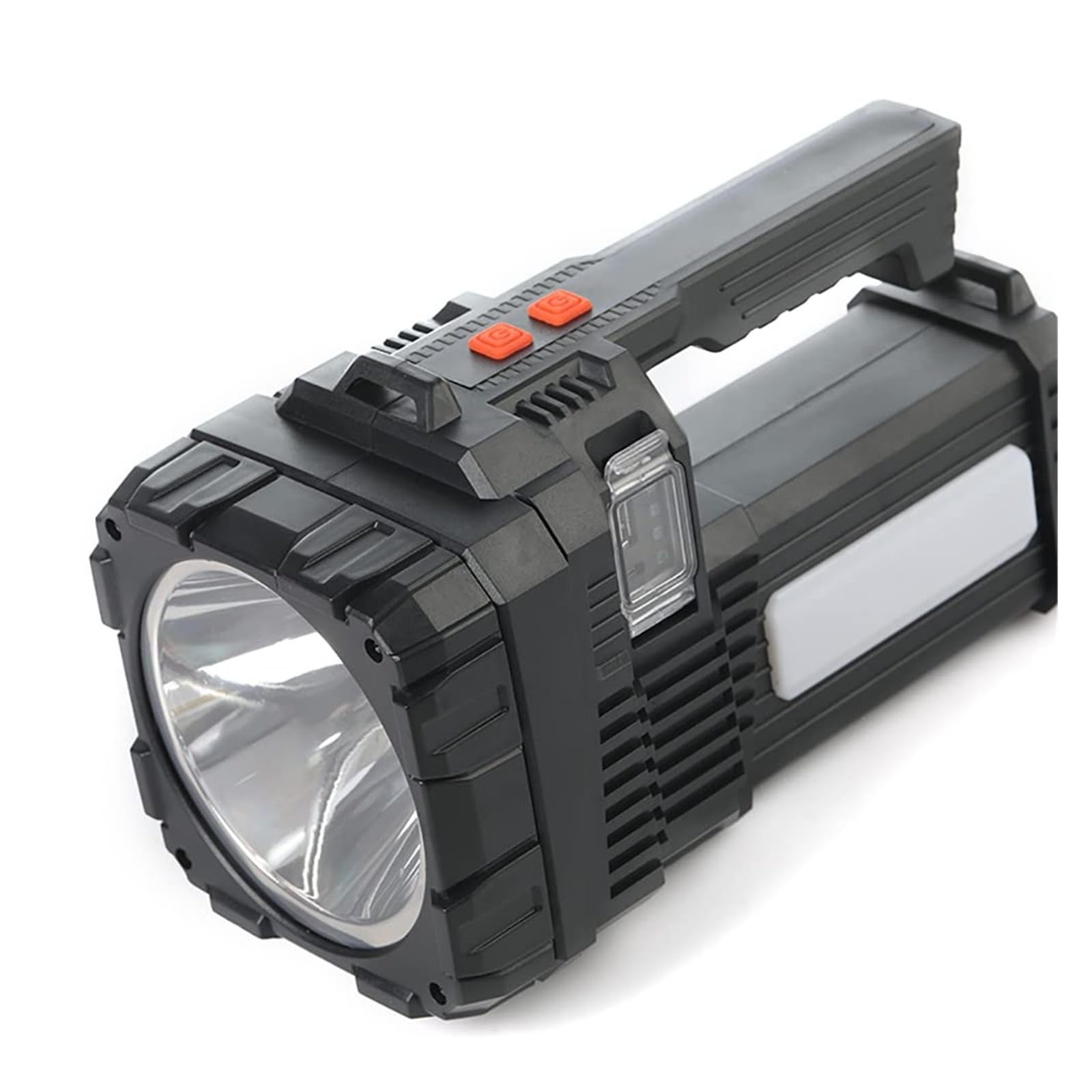 Torcia ricaricabile con riflettore Faro impermeabile a lunga durata | 3 modalità di illuminazione e maniglia, for escursioni di emergenza, campeggio, pesca, nautica