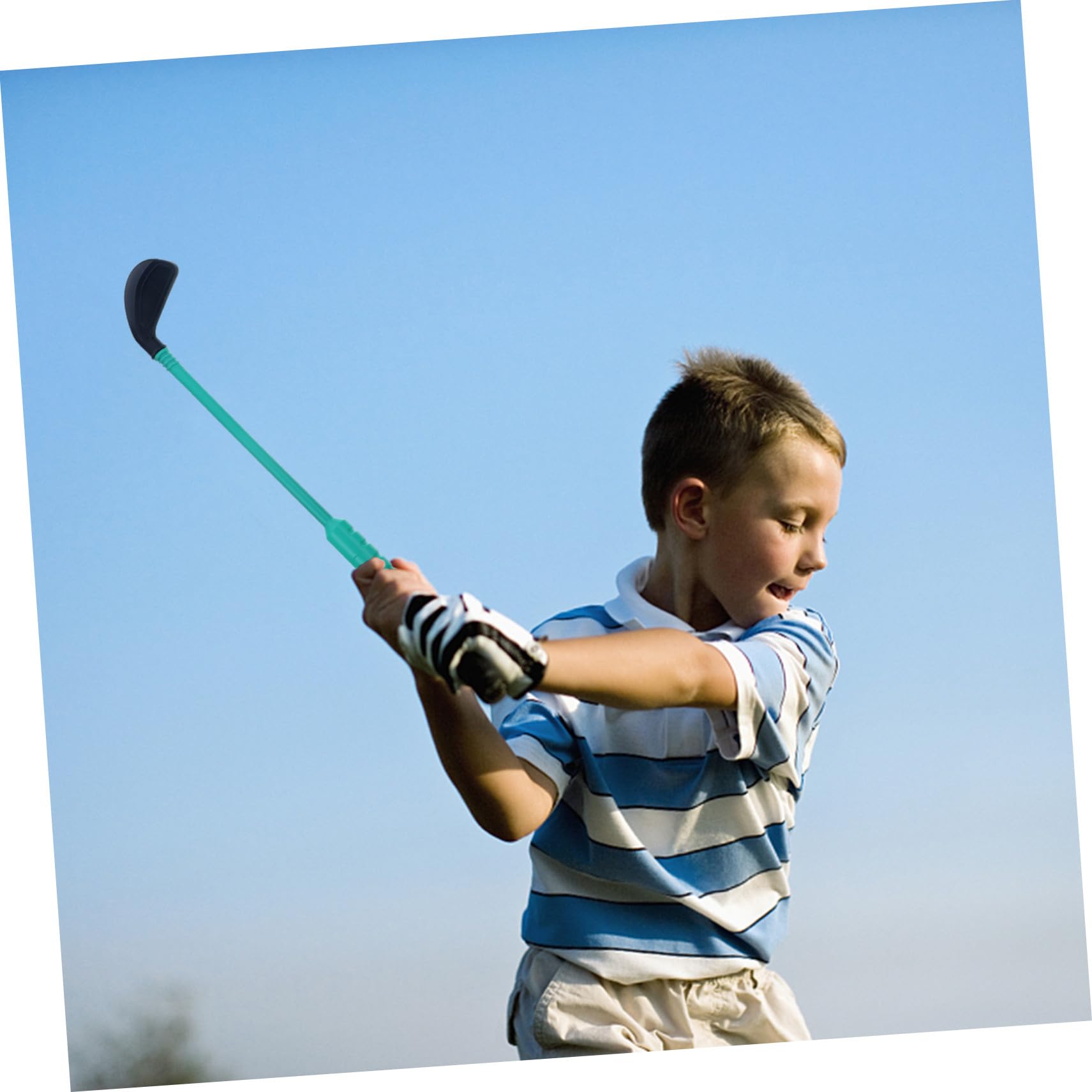 Set Golf per Bambini Blu in Plastica, Gioco Outdoor Sportivo | Esercizio e Coordinazione Occhio-mano, per Bambini e Ragazzi, per Attività All'aperto