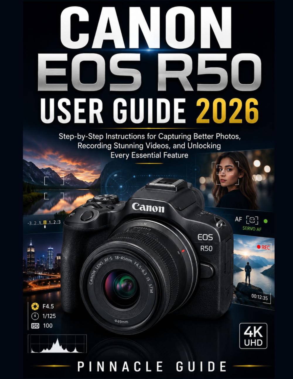 CANON EOS R50 USER GUIDE 2026: Step-by-Step Instructions for Capturing Better Photos, Recording Stunning Videos, and Unlocking Every Essential Feature