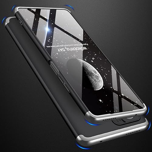 Miniatura 3 de Asdsinfor Funda compatible con Xiaomi Mi 11T Mi 11T Pro Ultra Delgada 3 en 1 Funda Protectora de Cuerpo Completo Duro PC Plástico Anti-Arañazos