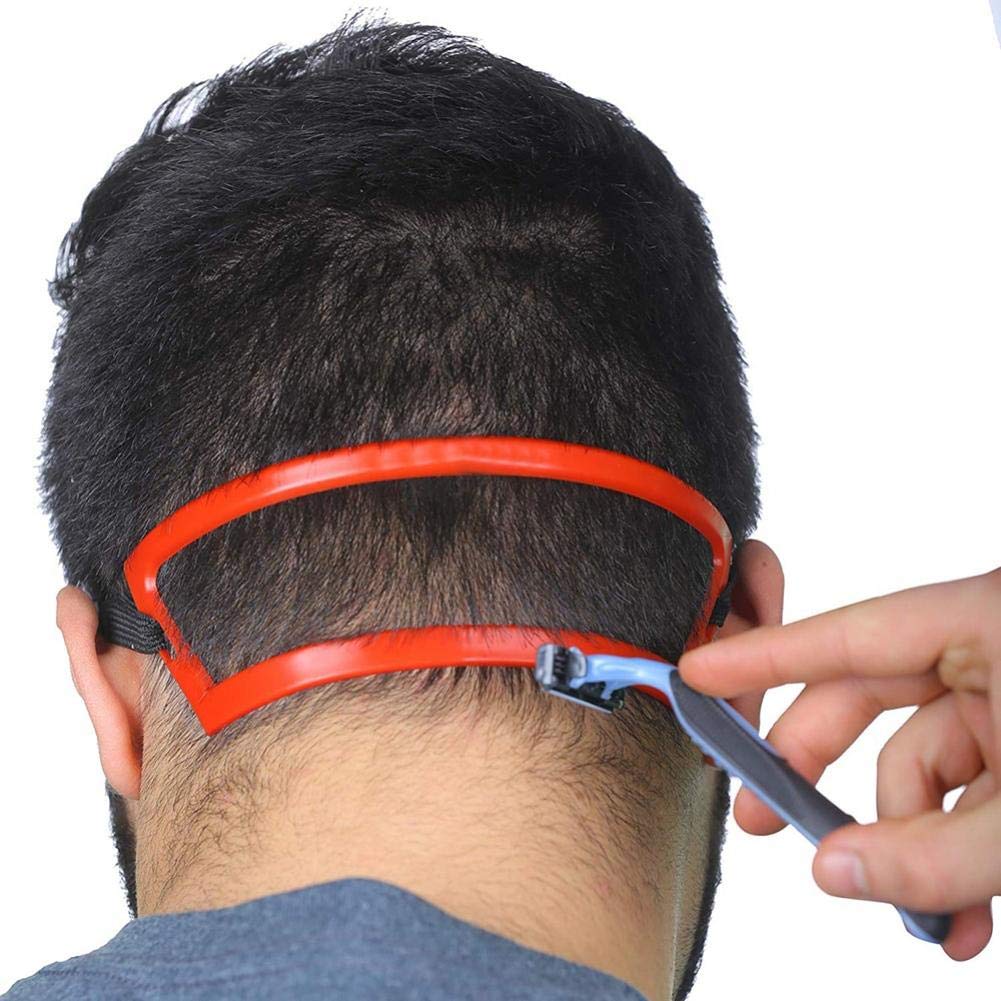 Strumento di Barbiere del Collo dei Capelli di Taglio Mold Guida Line Scollo Tagli Capelli Template Template Collo Linea Sottile