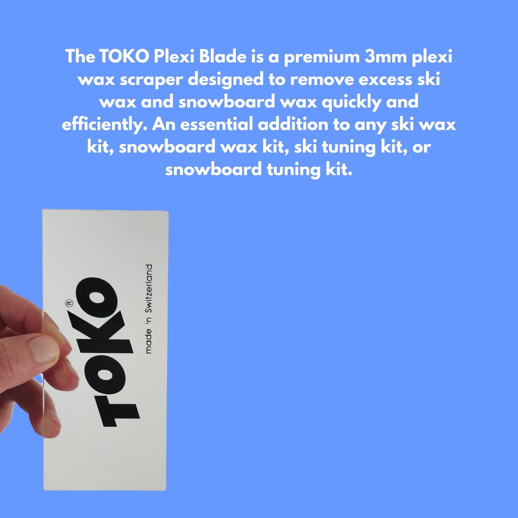 TOKO Plexi Blade 3 mm Blanc