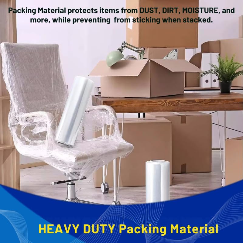 INNOVATE360 12 inch (30 cm) x 200 Meters Length Large Packing Material | Heavy Duty, Fragile Packing | Multipurpose use. 950 Grams in Weight. (Pack of 1) - Image 7 thumbnail