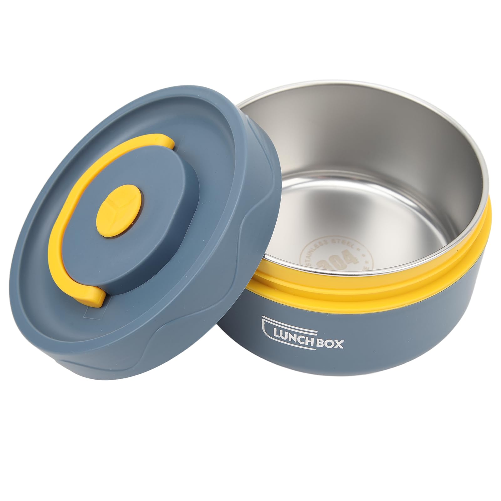 Thermal Cooking Pot, 440ml Portable Double Layer Thermal Cooker Good Sealing 304 Stainless Steel for Picnic (Insulated Style - Image 2