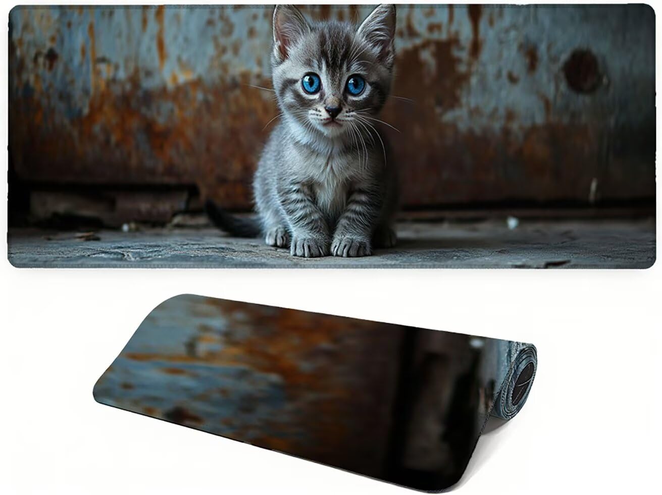 Genérico Lpfieonn Gato Gaming Alfombrilla Ratón 120x60cm PF-2625