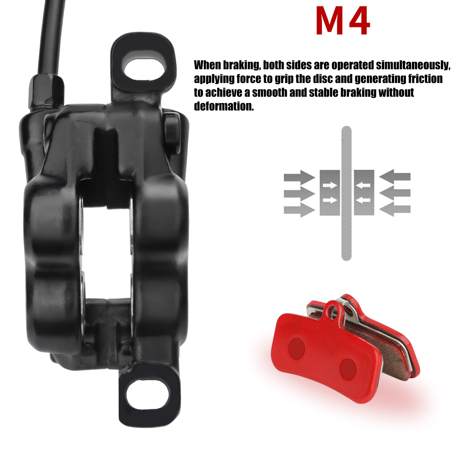 Leve freno per bici in lega di alluminio ad alta resistenza per bici da strada Fix Track Bikes con Multi Bike e installazione senza sforzo