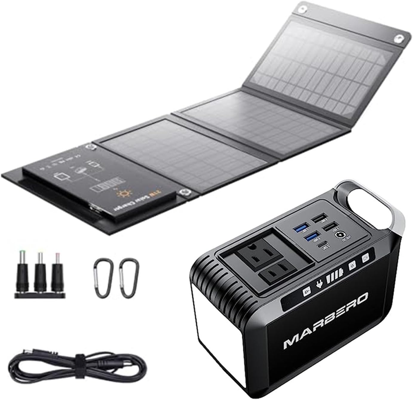 MARBERO Portable Power Bank with AC Outlet, Peak 120W/110V