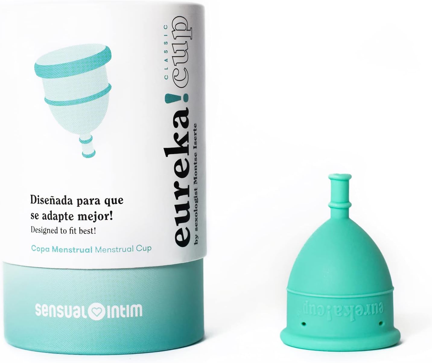 EUREKA! Cup Classic Menstrual Cup | Made with 100% Medical Silicone | Soft and Comfortable | Reusable and Easy to Clean (S)