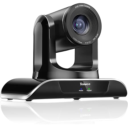 Tenveo HDMI/RJ45/USB PTZ Conference Room Camera 20X Optical Zoom IP Live Streaming Camera FHD 1080P 60FPS for Video Conferencing Live Streaming Meeting Church Services Worship Skype Zoom Teams OBS