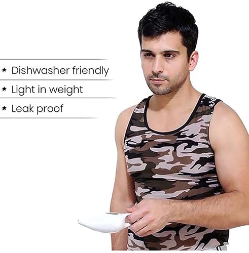 Miniatura 2 de Neti Pot - Taza de limpieza nasal grande y duradera hecha a mano para alivio de sinusitis y congestión, a prueba de fugas, apta para lavavajillas,