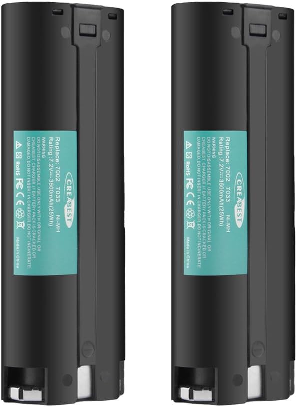 Batteria 7.2V 4000mAh Ni-MH Per Makita - Compatibile Con 7000, 7033, 6019D, 6912D E Altri Modelli