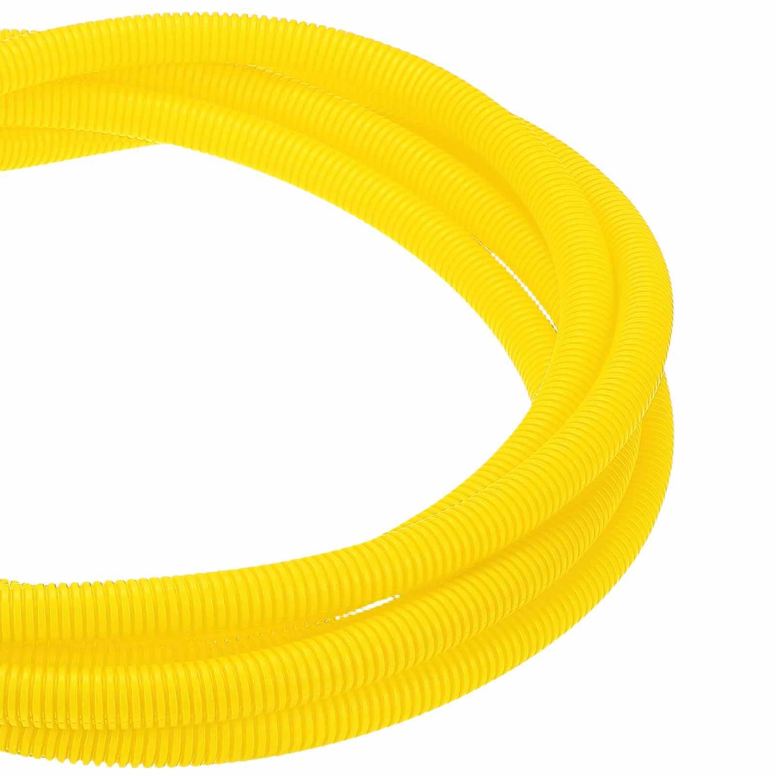 DMiotech 50ft Wire Loom Split Tubing 5/8 Inch(15.9mm) ID Yellow