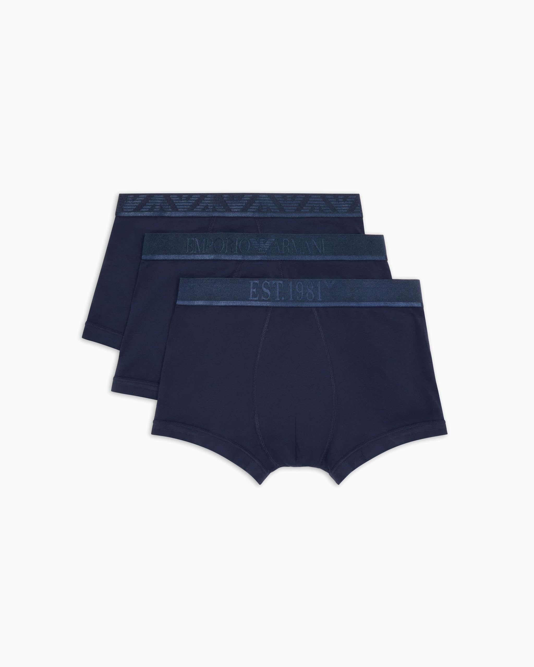 Emporio Armani Man Core Logoband 3-Pack Trunk Blue XXL