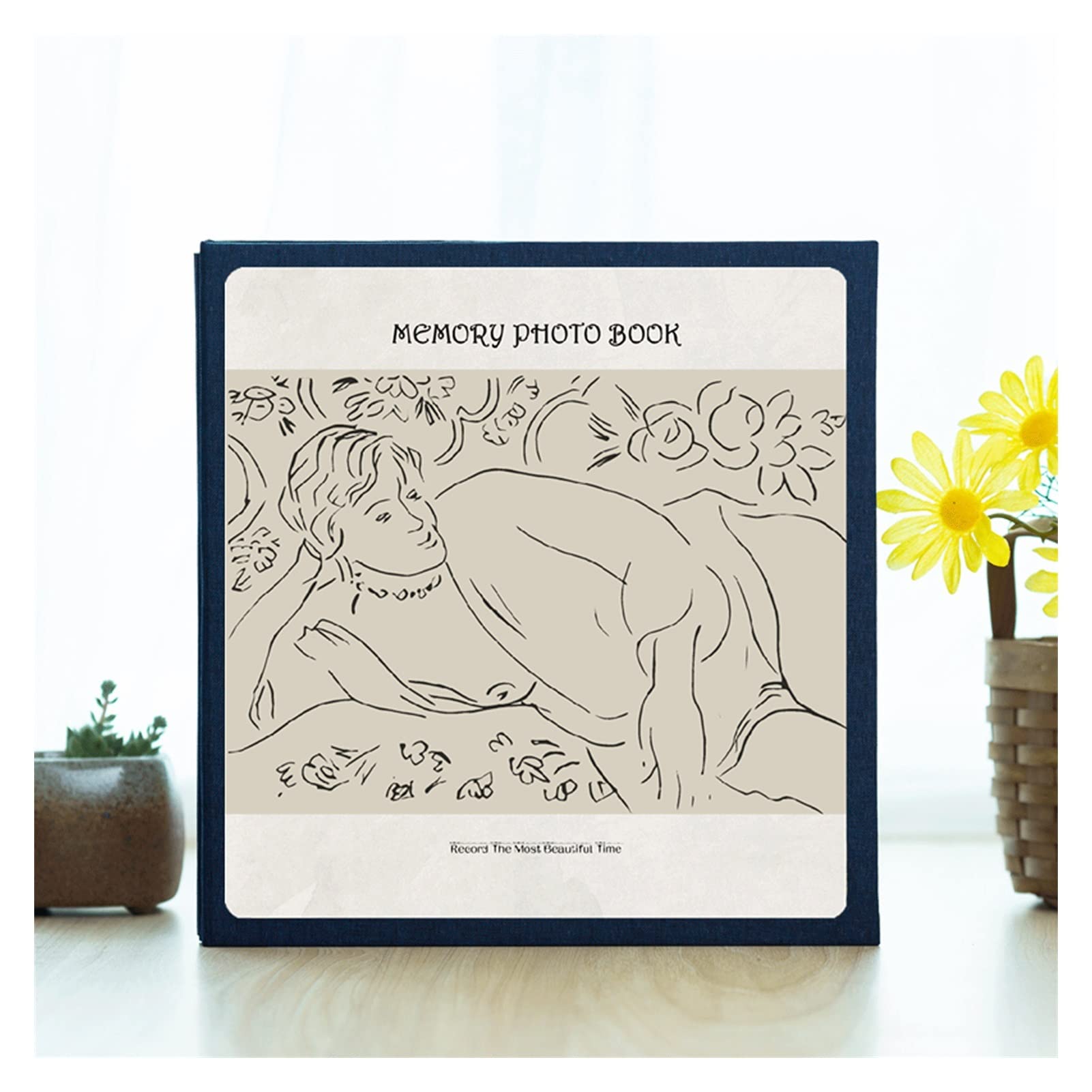 Album fotograficzny samoprzylepny album fotograficzny dla kochanków DIY ręcznie robiony album pamiątkowy rodzinny album na zdjęcia rodzinne albumy na zdjęcia (kolor: 04, rozmiar: 40 czarnych kart)