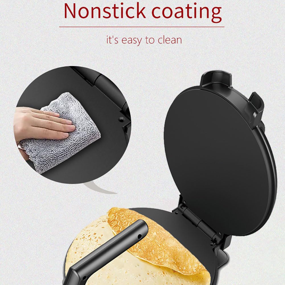 Presse à Tortillas En Fonte D'aluminium 27 Cm | Pour Tortillas, Crêpes, Chapati Maison | Facile à Utiliser Et à Nettoyer - 8