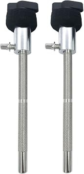 2Pcs Electronic Drum Cymbal Arm Metal 7.4inch Percussion Electronic Cymbal Mount Holder Bracket for Electronic Drum Set Rack Clamp Electronic Cymbal Stand