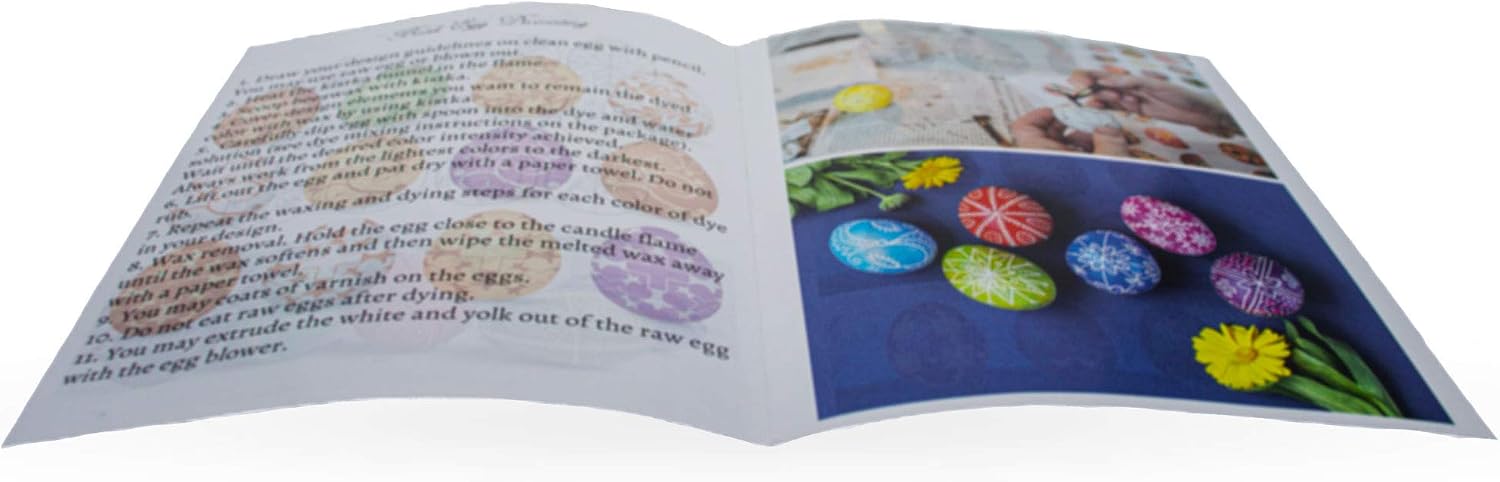 10 x Beeswax, 30 x Dyes, 10 x Wires, 10 x Instructions Egg Decorating Kit