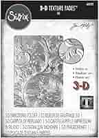 Amazon.com: Sizzix 3-D Texture Fades Embossing Folder, Multi