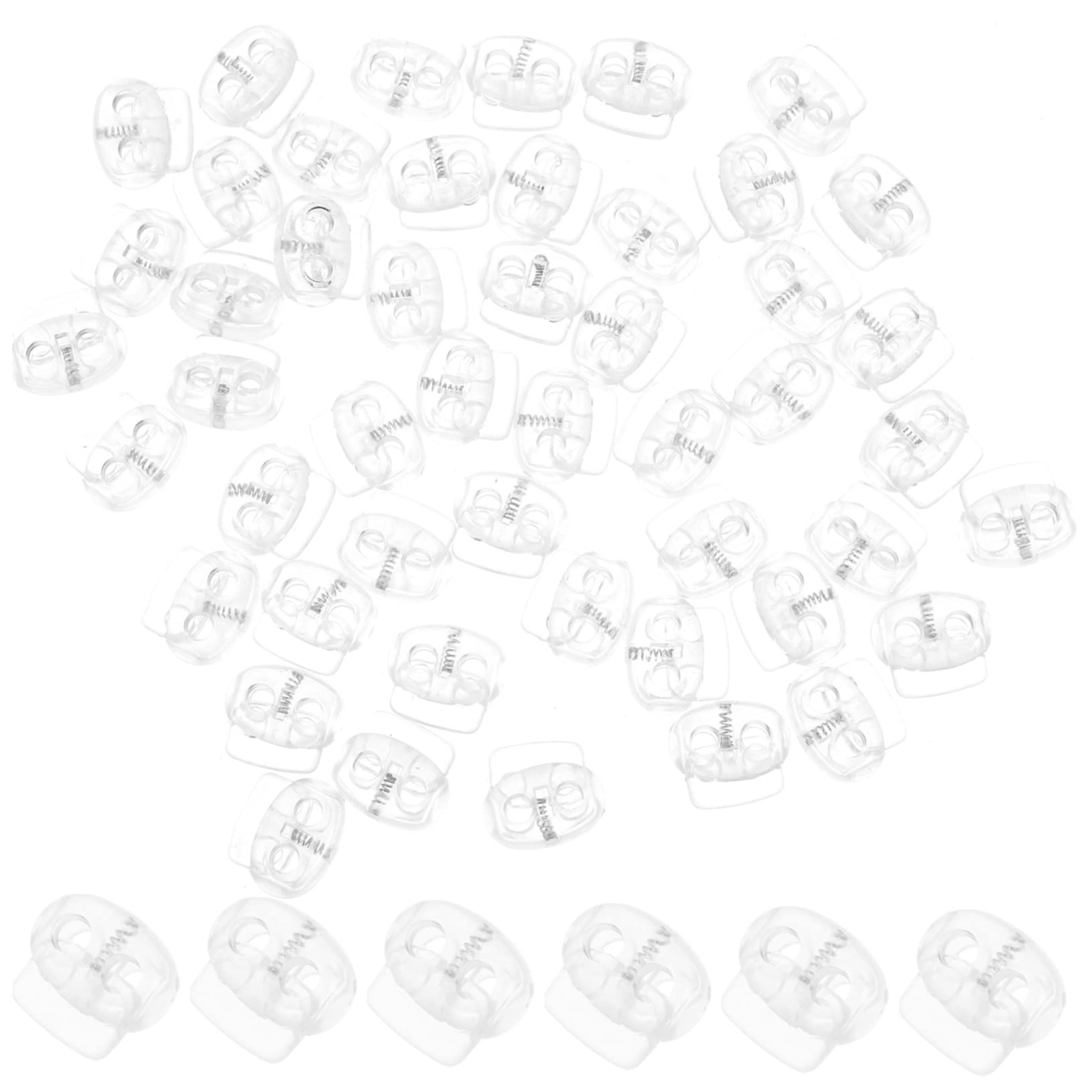 150piezas Acoplamientos De Cuerda De Resorte Para Lanyards Ajustables y Versátiles Para Ropa Mochilas