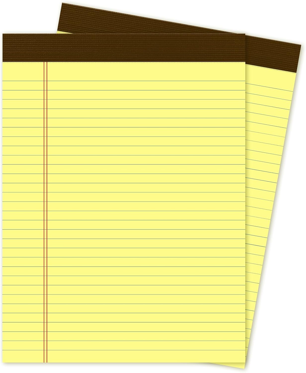 Legal Pads 8.5”x11” 2 Pack Letter Note Pads Wide Ruled, Top Notepad Quality 21
