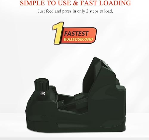 Miniatura 9 de Ludex - Cargador universal de velocidad de cargador para cargadores de pila individual y doble de 0.40S y W .45ACP .357Sig .380ACP 1911.