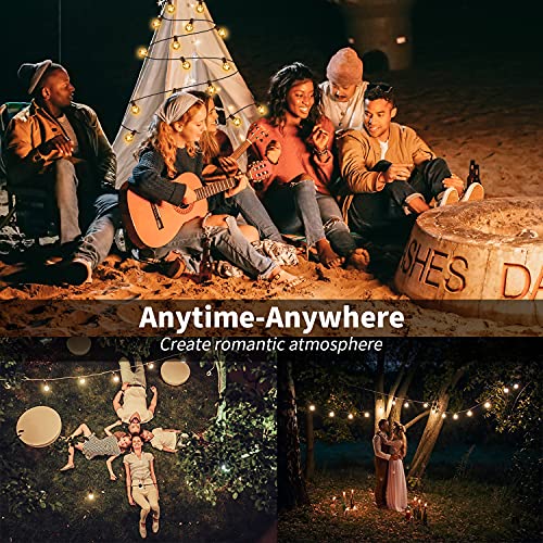 Bomcosy 30ft String Lights WIFI, Dimmerabile 9.14M Luci da Esterno LED Catene Luminose per Esterni, G40 Filo Lampadine Luminarie Lucine da Esterno Decorative per Terrazzo, Giardino, Balcone - Image 6