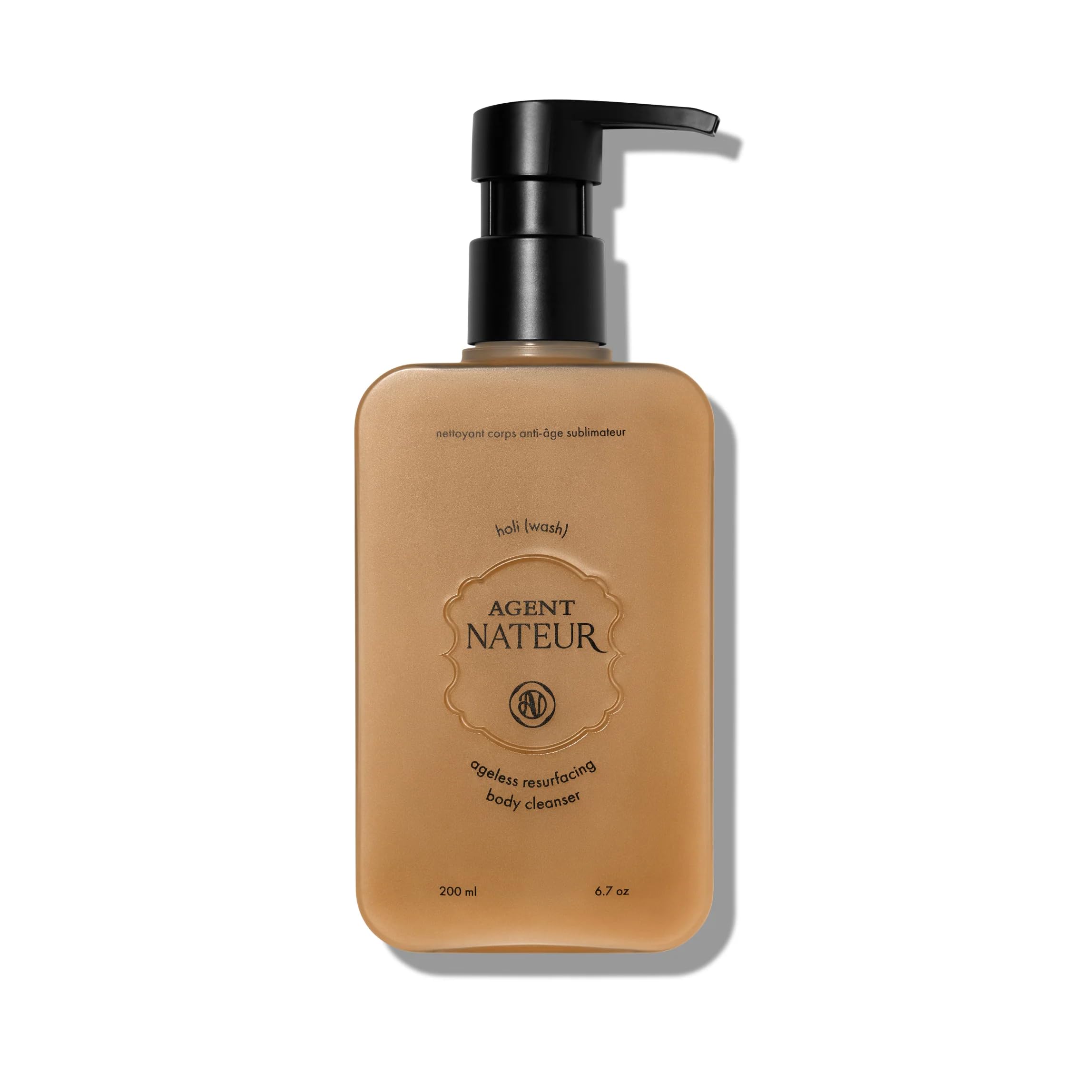 Agent Nateur - holi wash Ageless Resurfacing Body Cleanser Gently Exfoliate Moisturize Smooth with Face-Grade Ingredients Vegan Non-Toxic